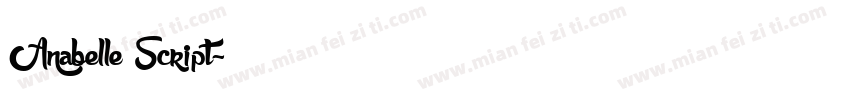 Anabelle Script字体转换
